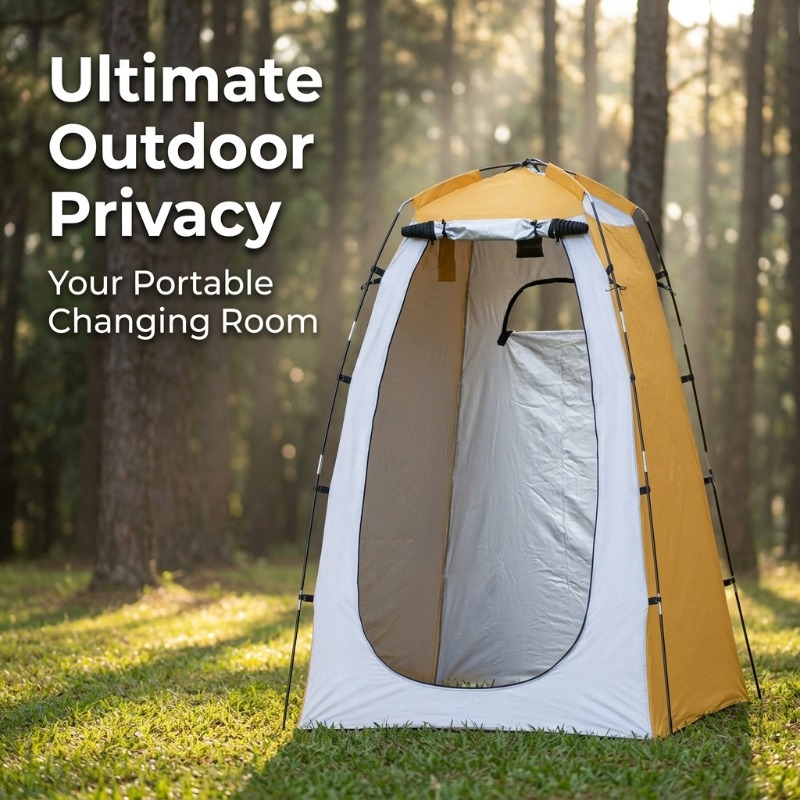 Outdoor Camping Toilet Tent - Tenda de privacidade portátil para chuveiro,