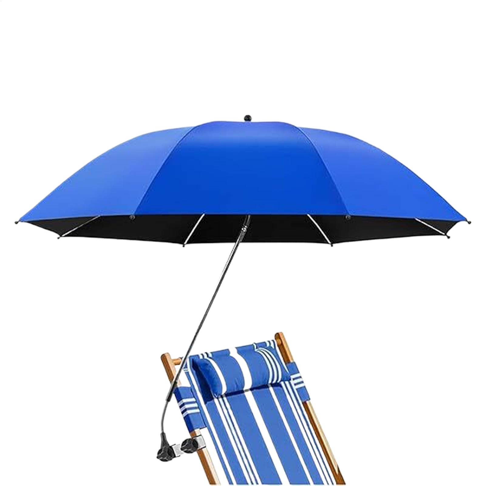 Outdoor Camping Canopy - Guarda-sol de praia ajustável 360°, guarda-sol