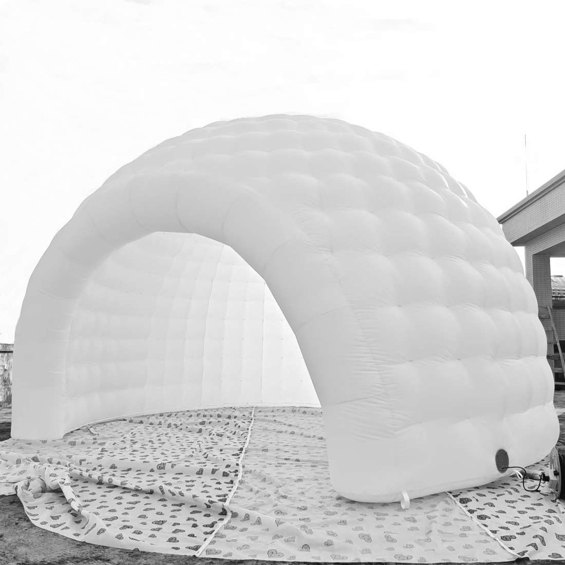 Outdoor Camping Dome - Portátil led inflável iglu cúpula tenda