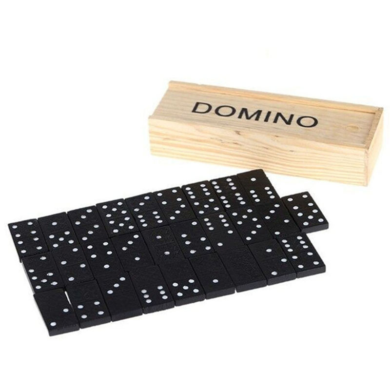 Outdoor Camping Games For Kids - Conjunto de 28 peças de Dominó