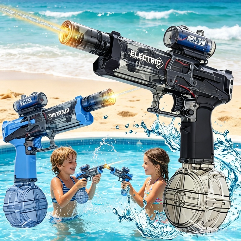 Outdoor Camping Games For Kids - Pistolas de Água Elétricas com Fogo