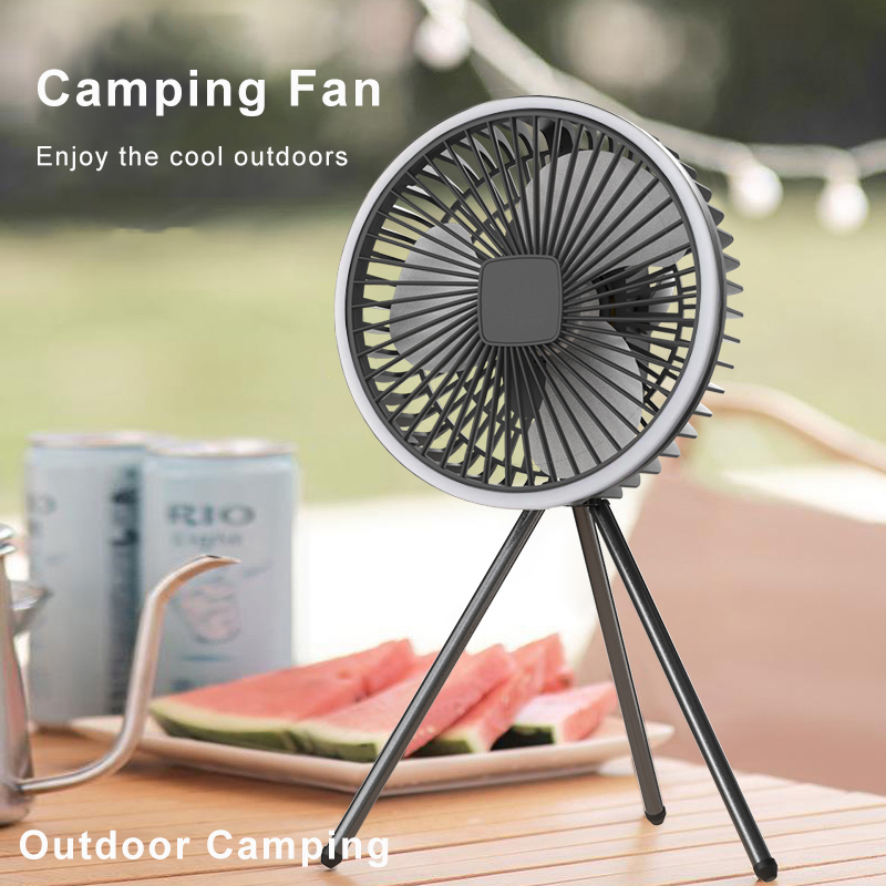 Outdoor Camping Ventilator - Ventilador portátil para camping, 10000mAh, 5000mAh,