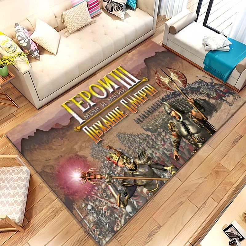 Outdoor Camping Games For Kids - Tapete Antiderrapante Clássico Heroes of Might