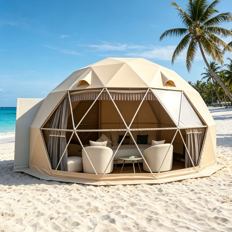 Tenda Geodésica de Luxo para G - Outdoor Camping Dome avaliação e preço