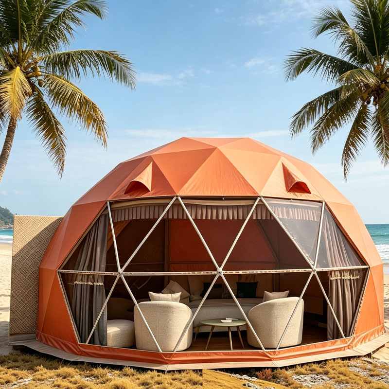 Tenda Geodésica de Luxo para G - Outdoor Camping Dome avaliação e preço