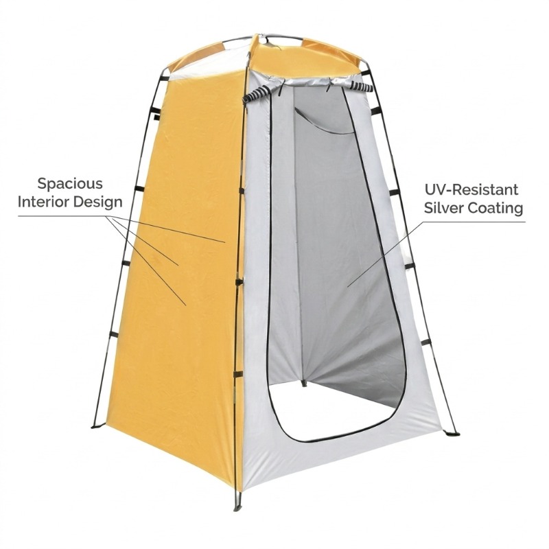 Tenda de privacidade portátil  - Outdoor Camping Toilet Tent avaliação e preço