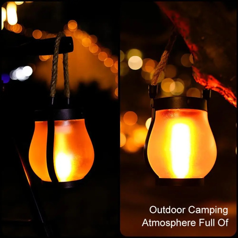 Lâmpada Solar com Efeito de Ch - Camping Rope avaliação e preço