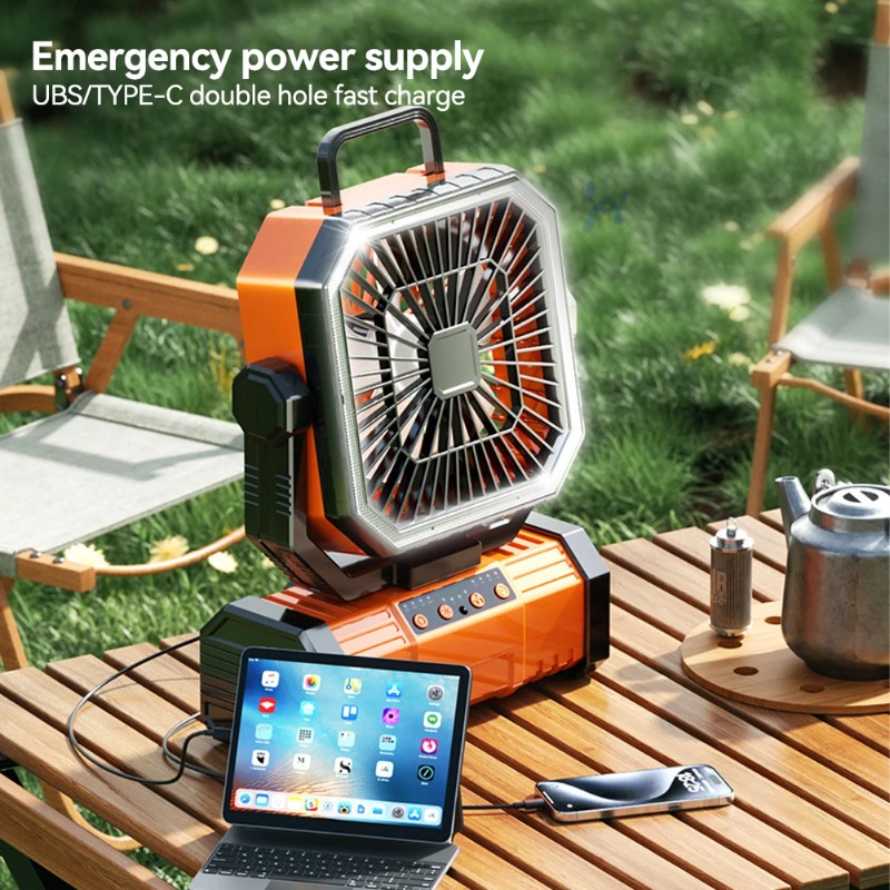 Ventilador de teto para acampa - Outdoor Camping Ventilator avaliação e preço