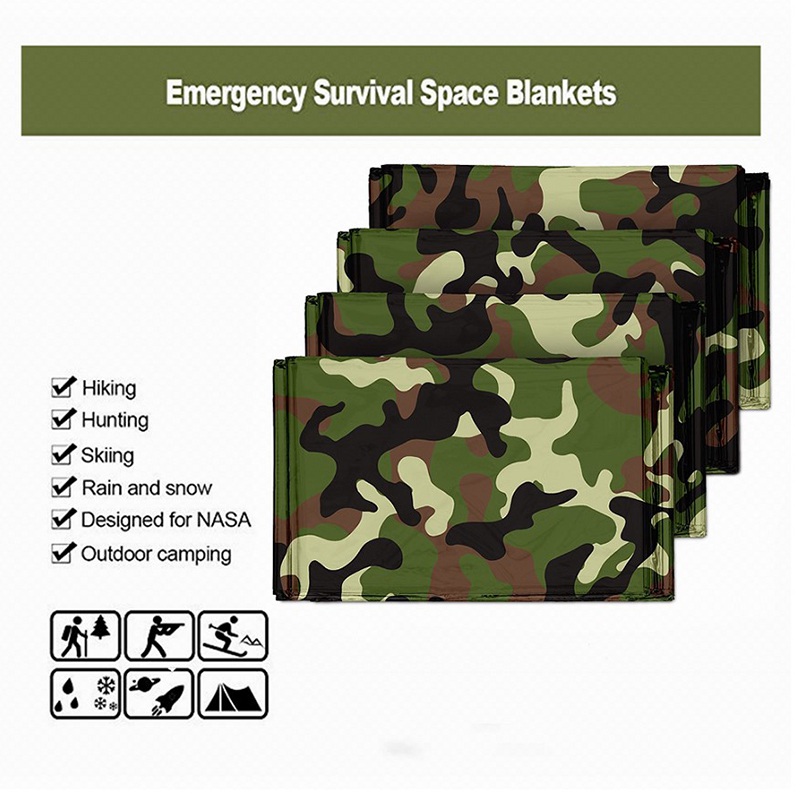 1 pçs cobertor térmico de emer - Outdoor Camping Quilt avaliação e preço