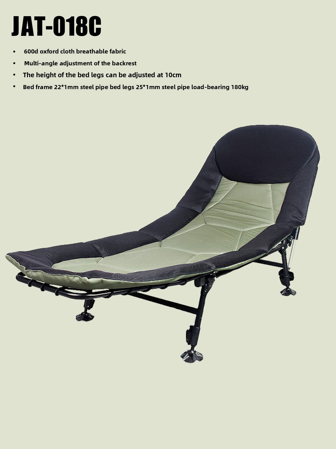 Cama Dobrável Portátil Ajustáv - Outdoor Camping Beds For Sale avaliação e preço