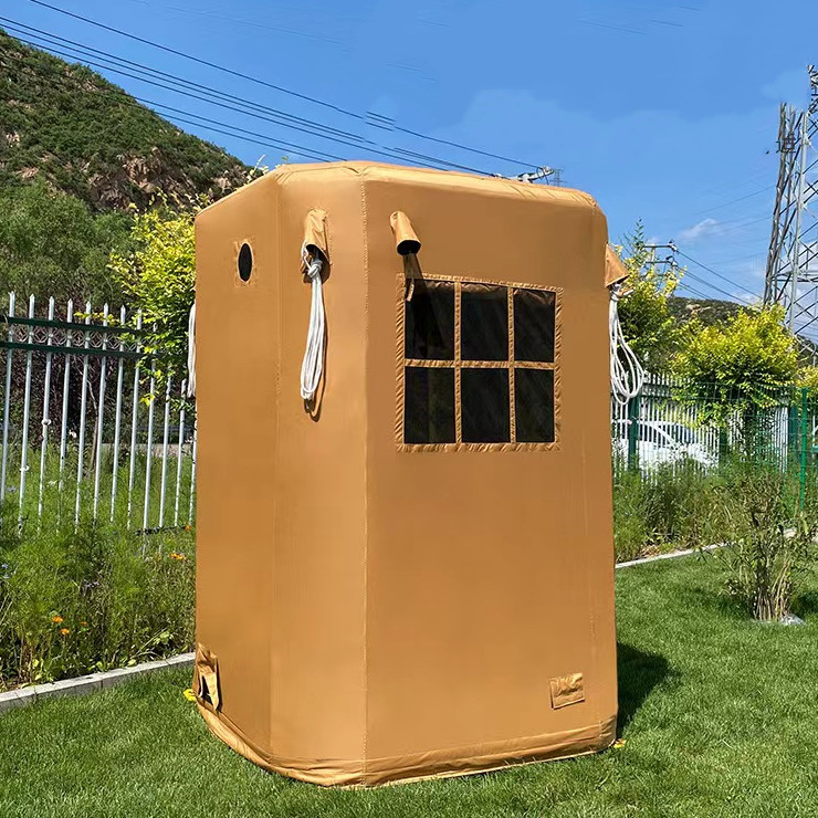 Tenda Inflável de Tecido Saudi - Outdoor Camping Toilet Tent avaliação e preço