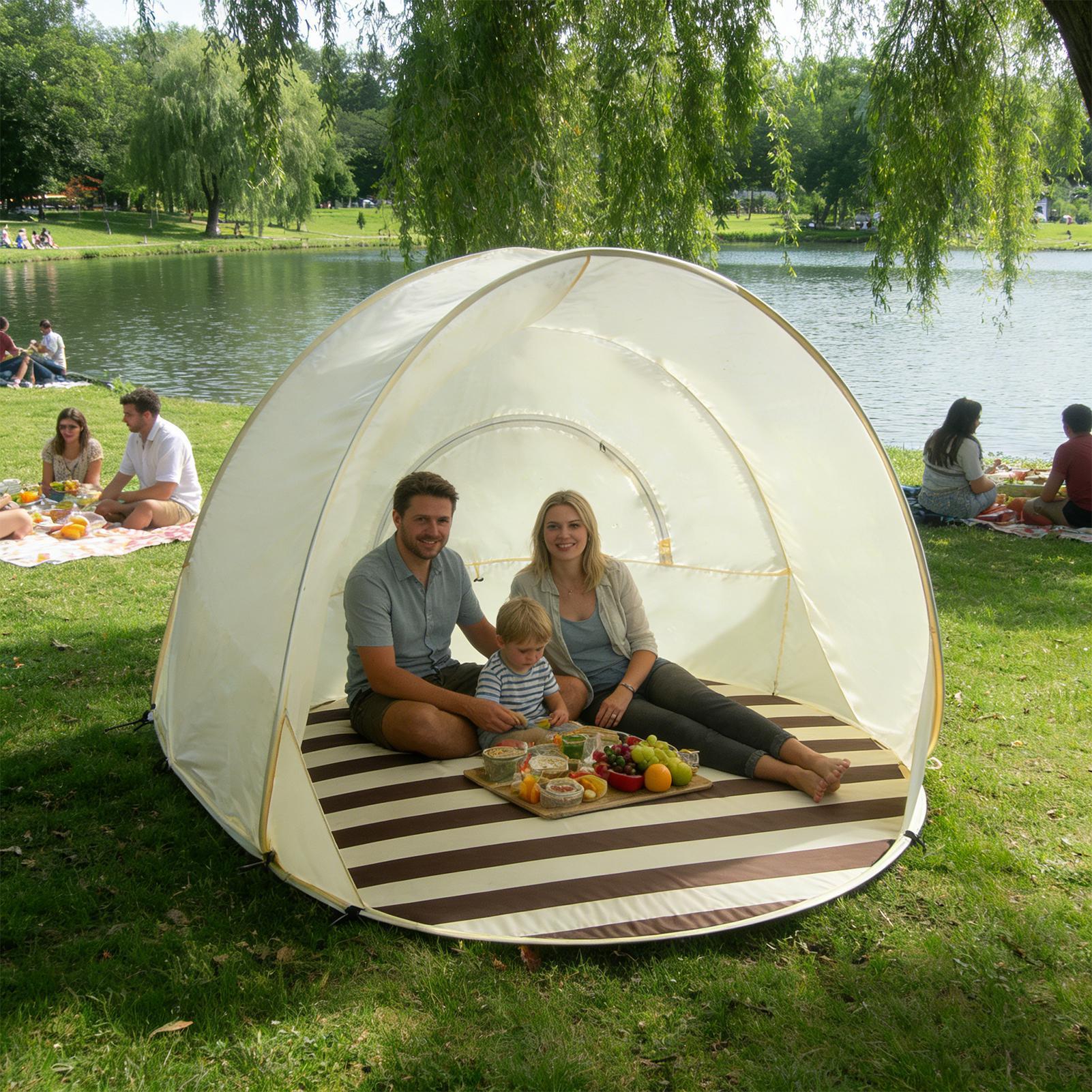 Tenda de praia portátil de abe - Outdoor Camping Dome avaliação e preço