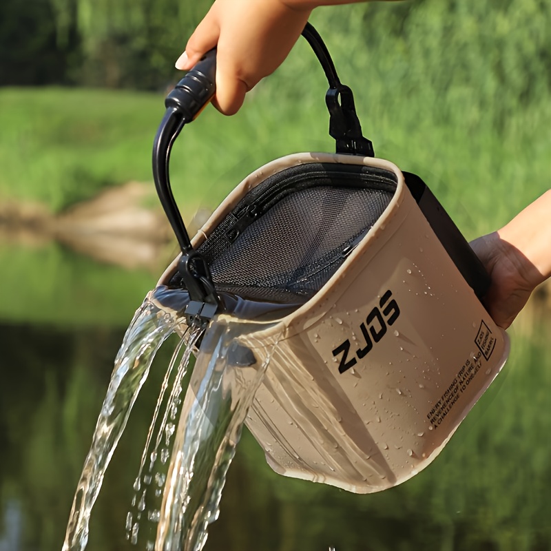 Balde dobrável portátil 8l/13l - Camping Rope avaliação e preço