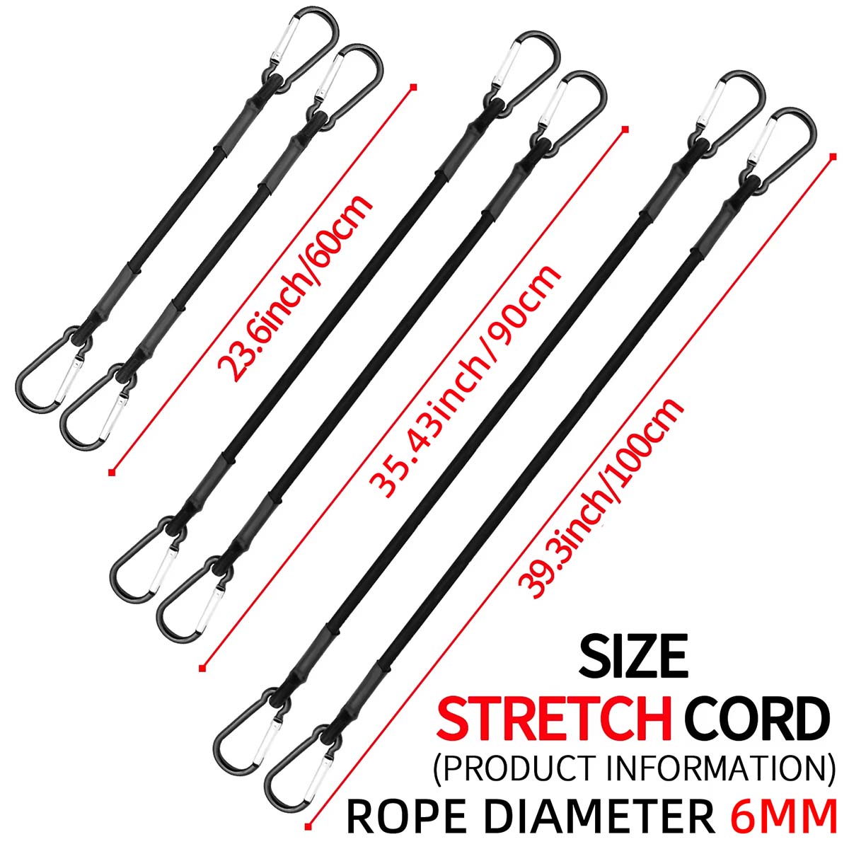 Corda Elástica Bungee com Ganc - Camping Rope avaliação e preço