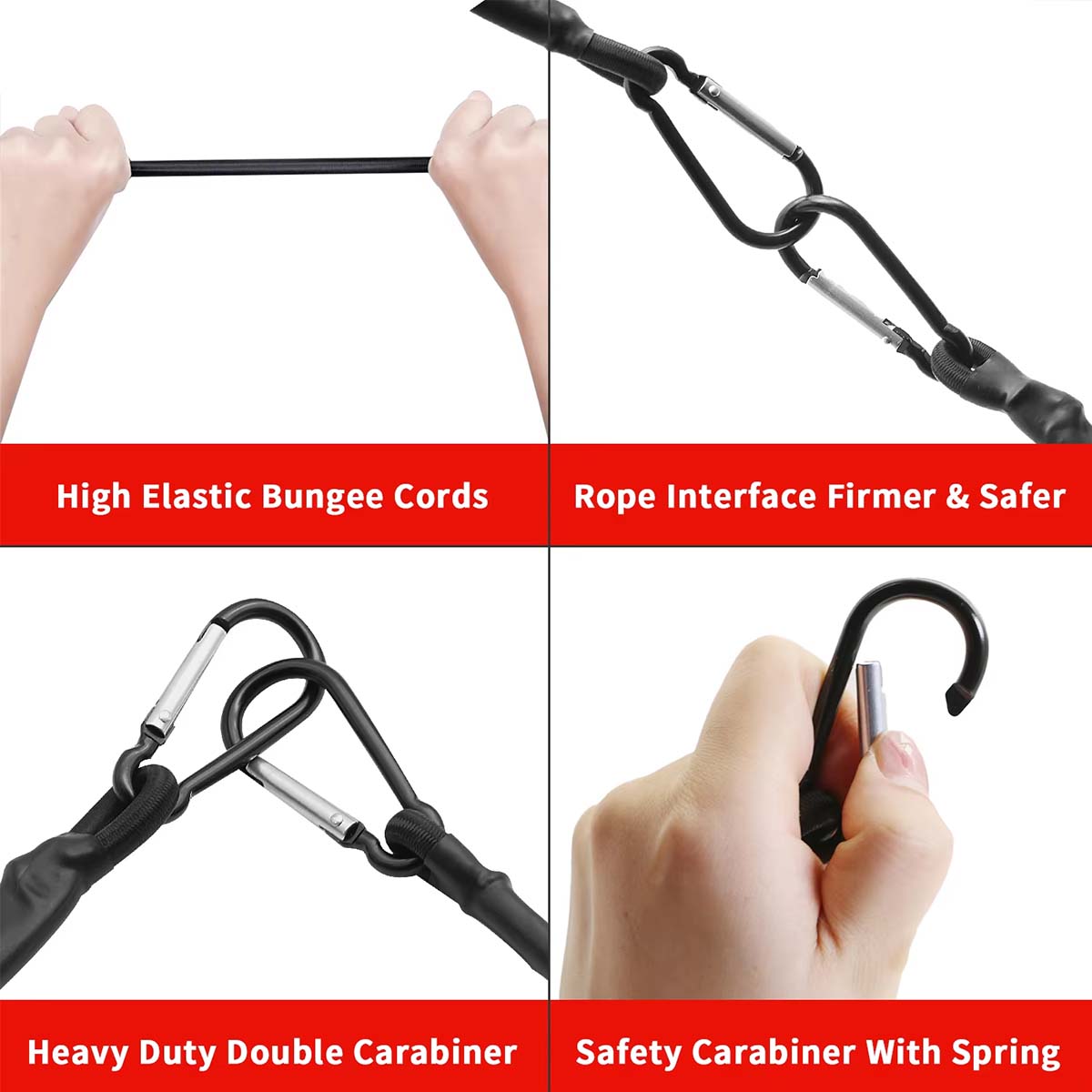 Corda Elástica Bungee com Ganc - Camping Rope avaliação e preço