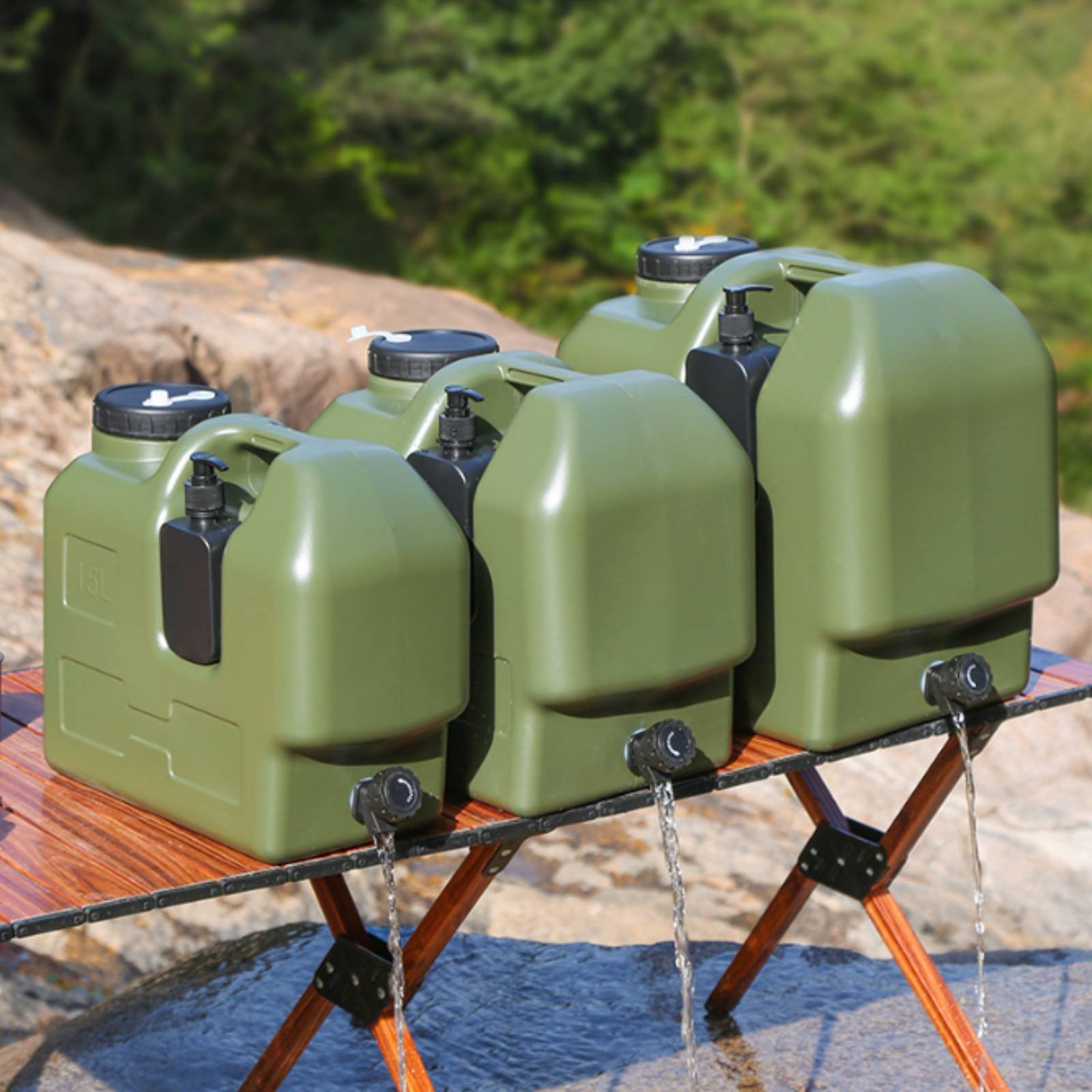Recipiente de água com torneir - Outdoor Camping Food avaliação e preço