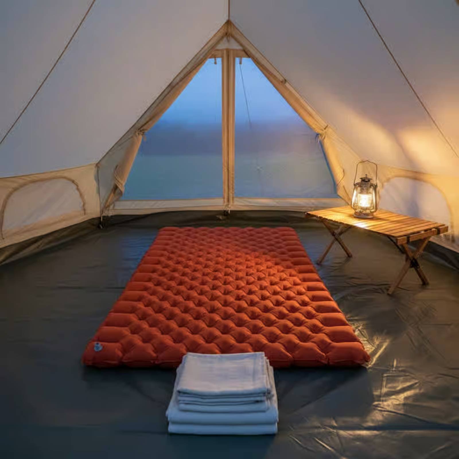 Colchão Inflável para Camping  - Outdoor Camping Quilt avaliação e preço