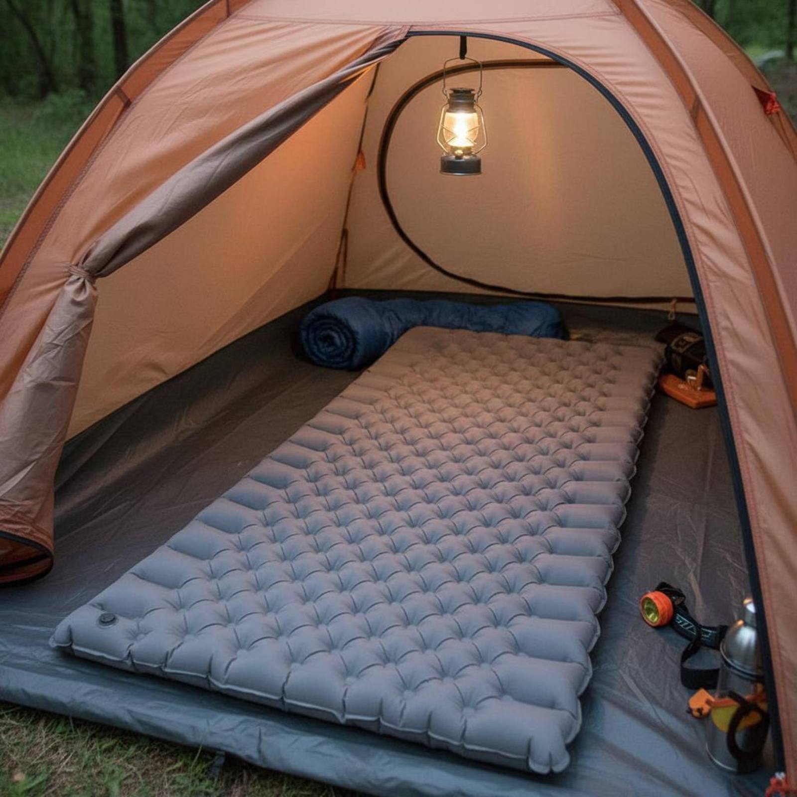 Colchão Inflável para Camping  - Outdoor Camping Quilt avaliação e preço