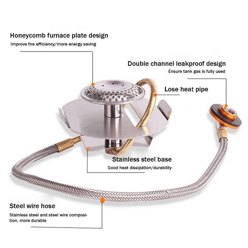 Portátil aço inoxidável exteri - Outdoor Camping Heater For Tent avaliação e preço