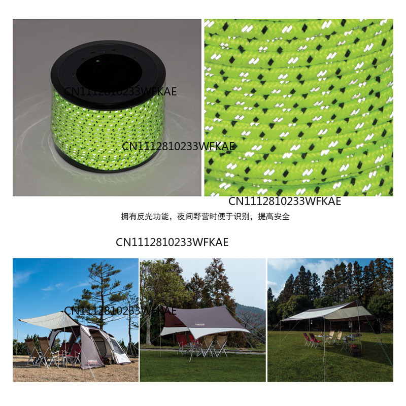 Corda de segurança reflexiva d - Camping Rope avaliação e preço