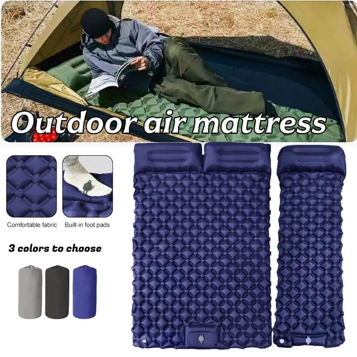 Colchão Inflável Individual e  - Outdoor Camping Quilt avaliação e preço