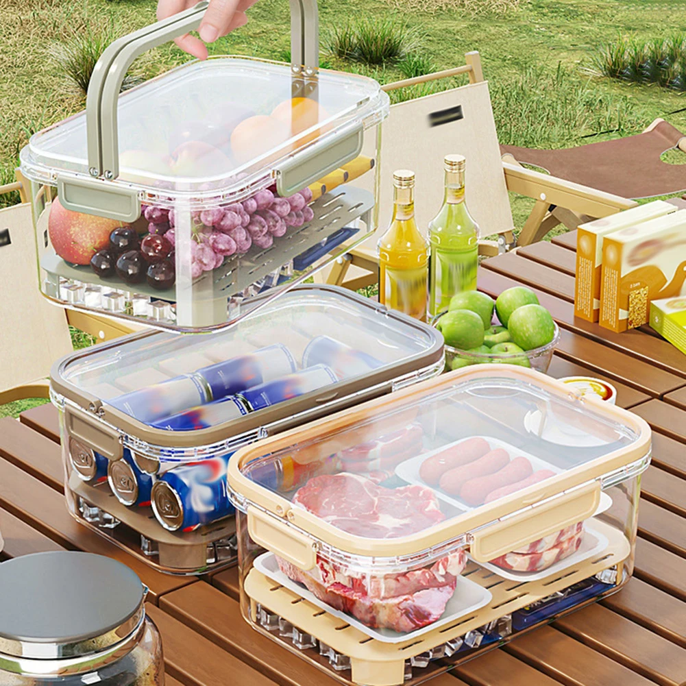 Recipiente portátil de armazen - Outdoor Camping Food avaliação e preço