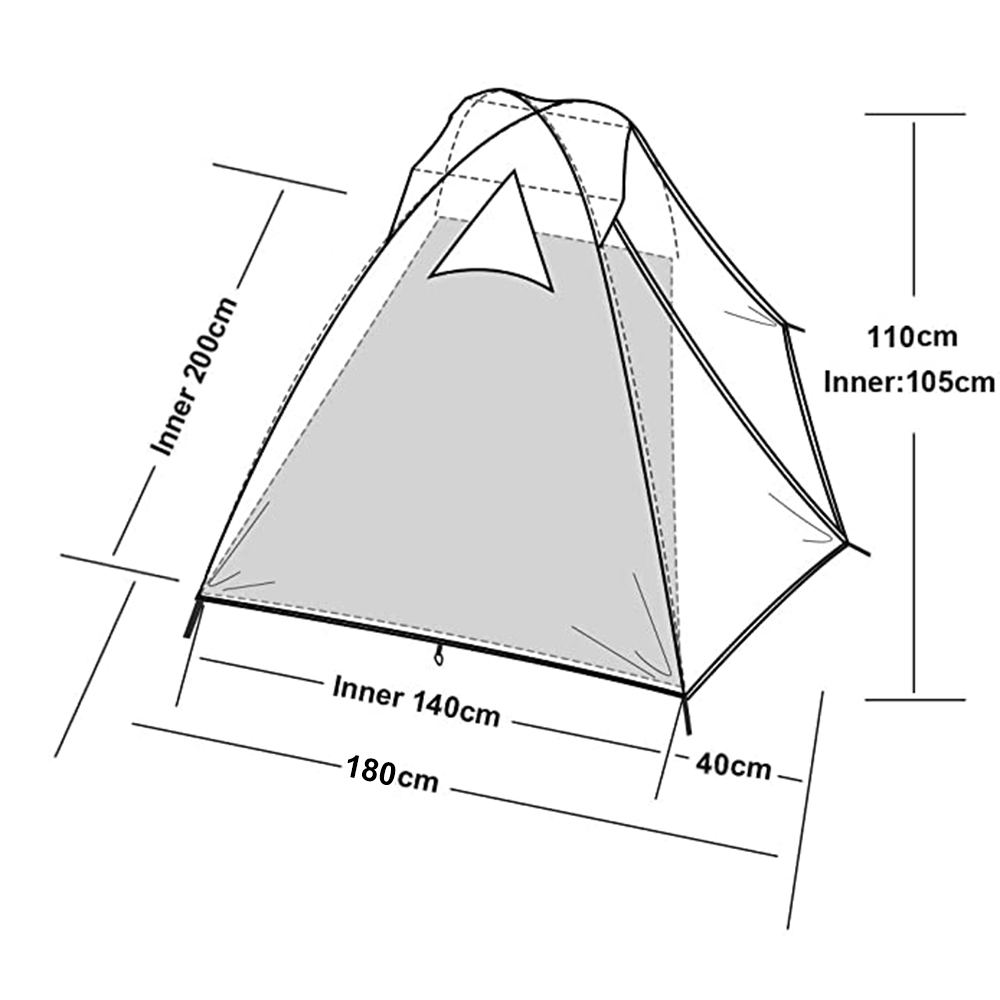Deserto & raposa 2 pessoa tend - Outdoor Camping Dome avaliação e preço