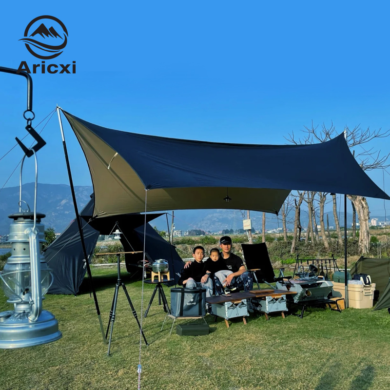 Aricxi revestimento preto lona - Outdoor Camping Dome avaliação e preço
