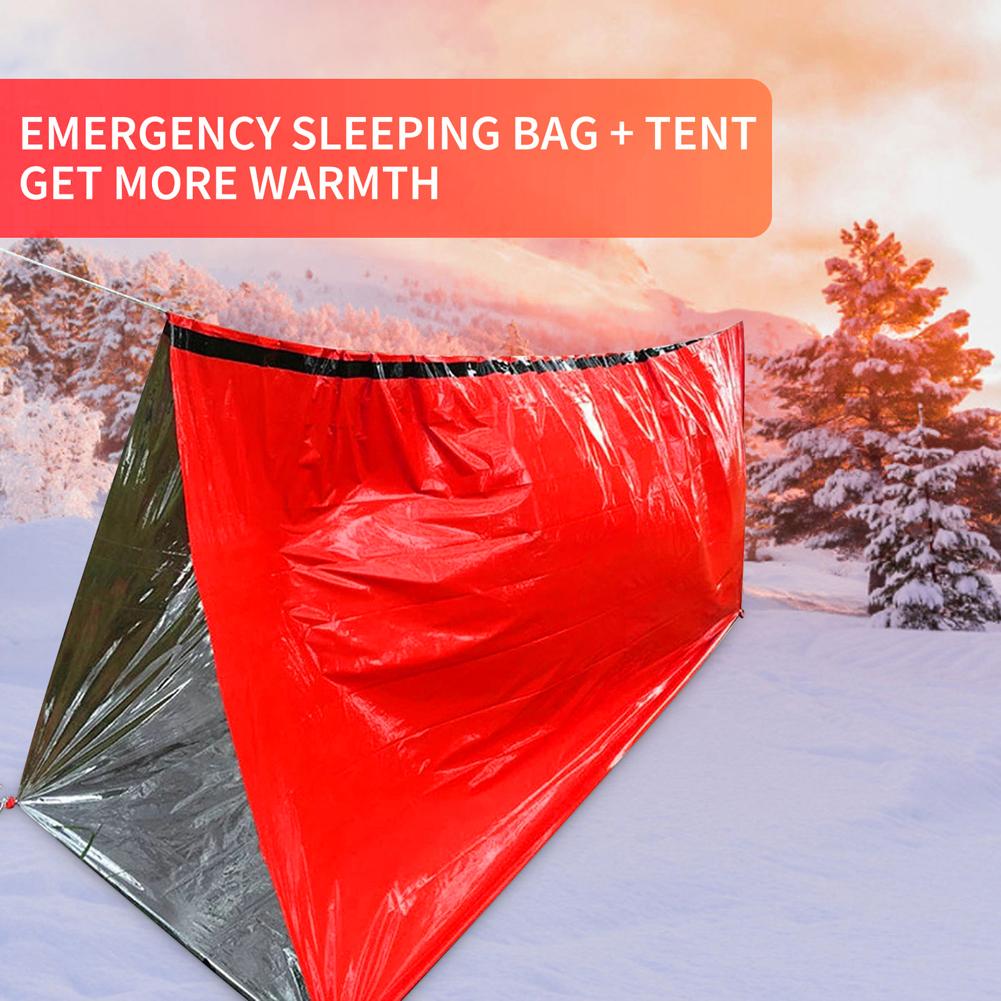 Saco de dormir portátil à prov - Survival Kit avaliação e preço