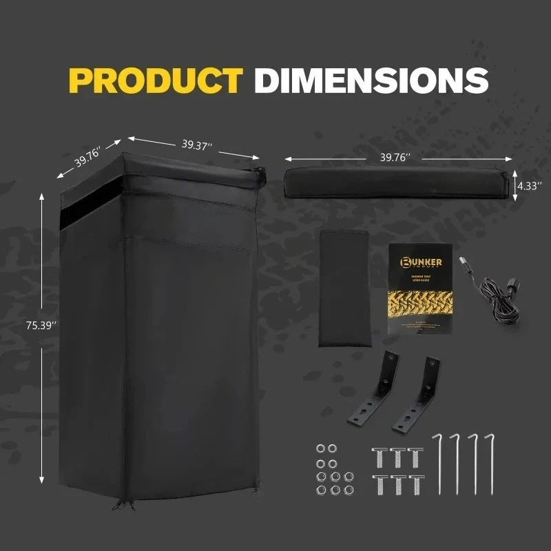 Tenda Sanitária Lateral para C - Outdoor Camping Toilet Tent avaliação e preço