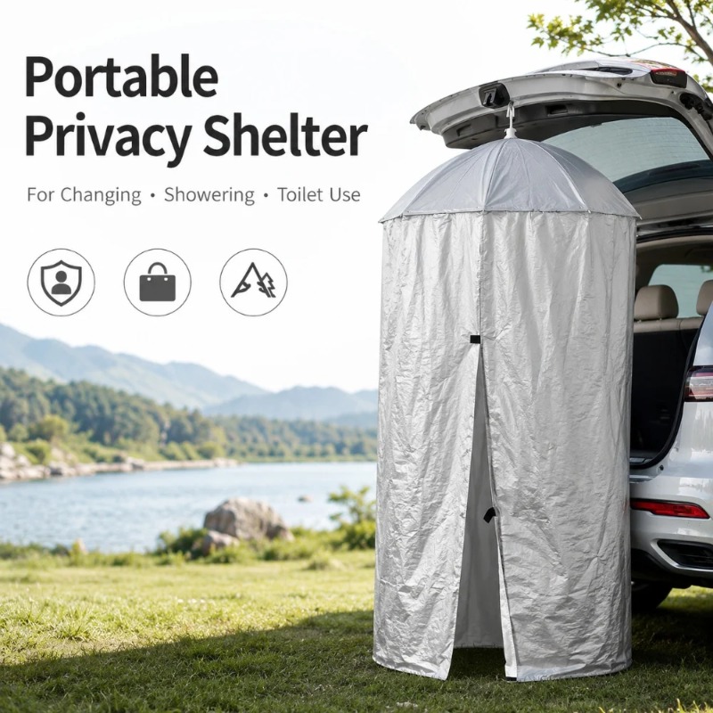 Tenda de privacidade portátil, - Outdoor Camping Toilet Tent avaliação e preço