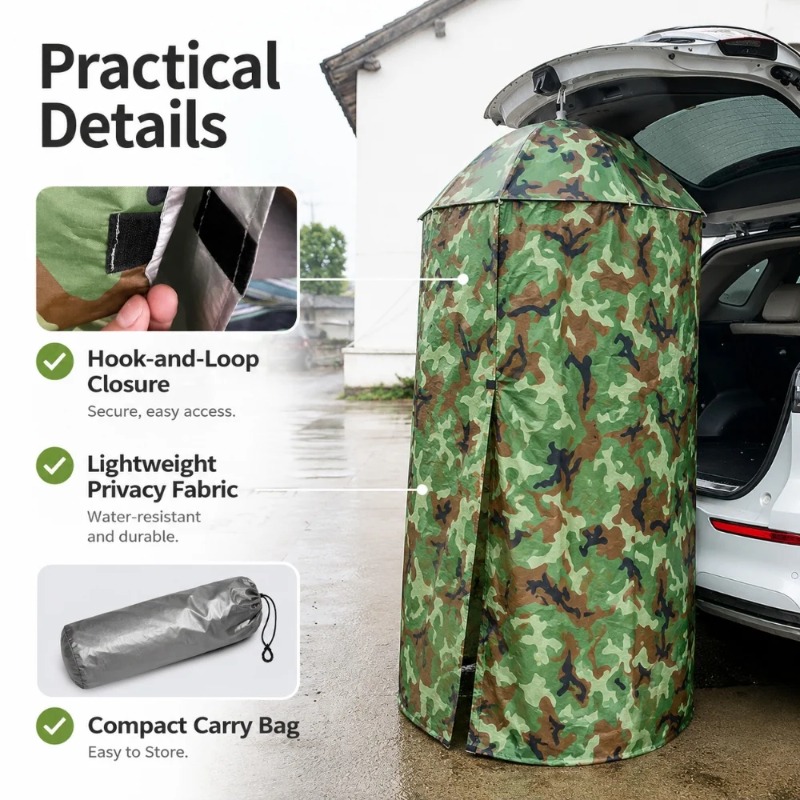 Tenda de privacidade portátil, - Outdoor Camping Toilet Tent avaliação e preço