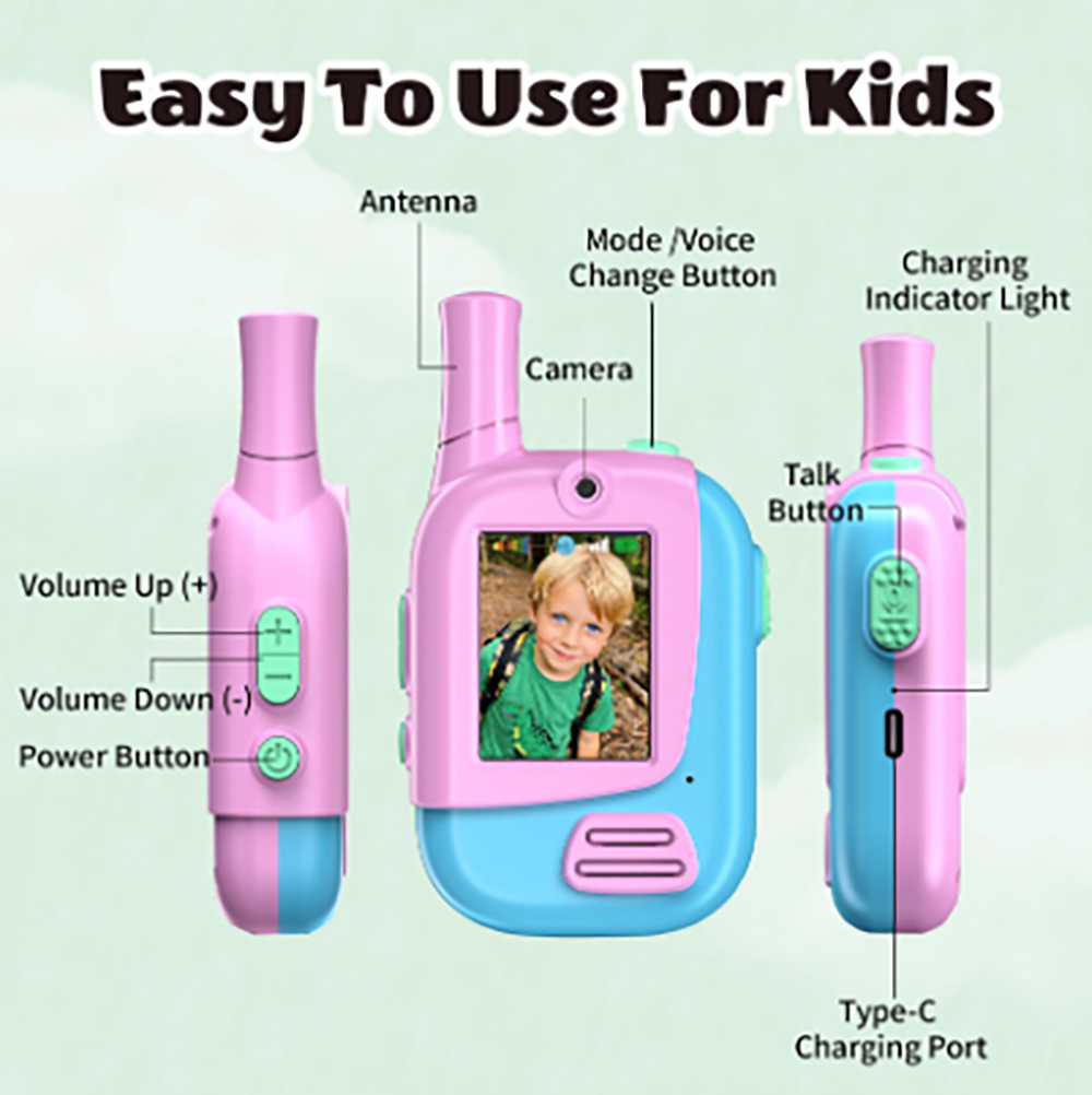 Pacote com 2 Walkie Talkies Re - Outdoor Camping Games For Kids avaliação e preço