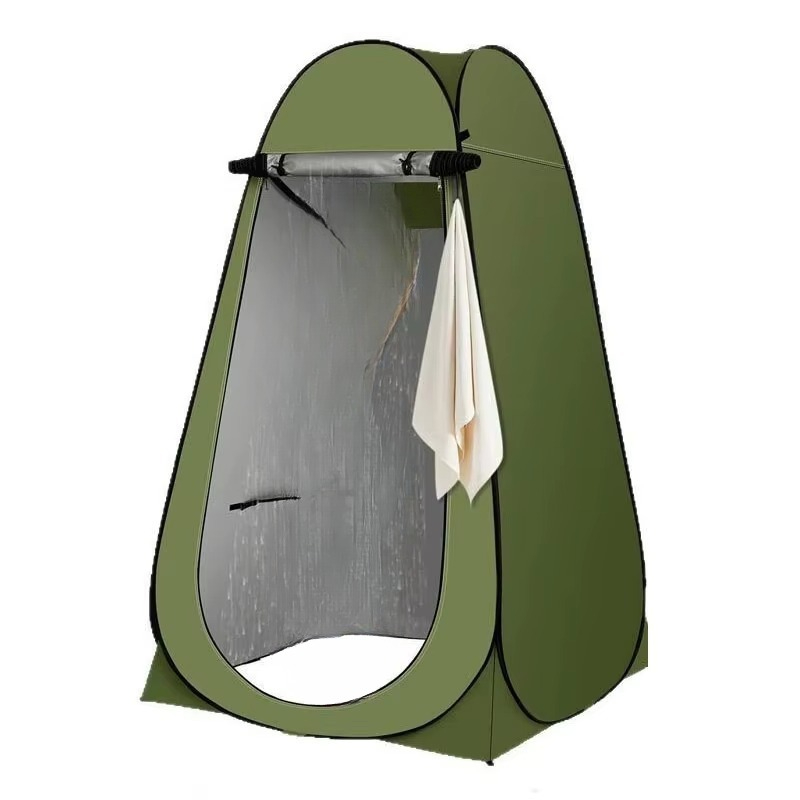 Tenda Portátil Impermeável par - Outdoor Camping Toilet Tent avaliação e preço